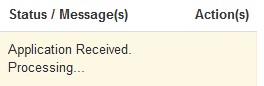 Status Processing